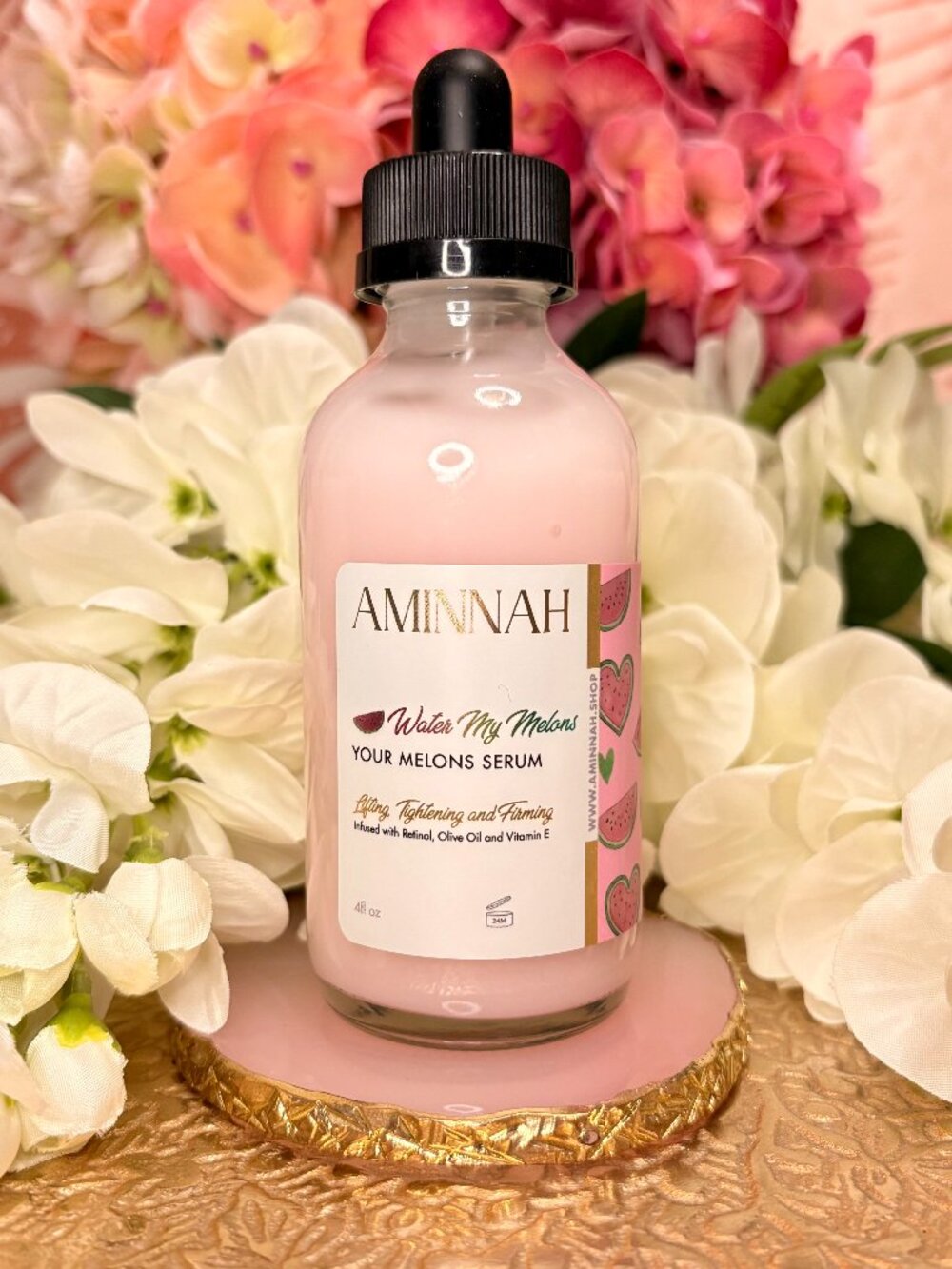 AMINNAH Water My Melons Boob Serum – 4 oz